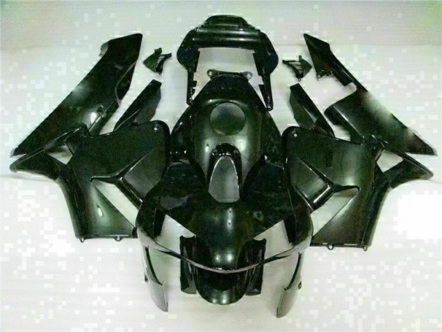 Black 2003-2004 Honda CBR600RR Motorcycle Fairing