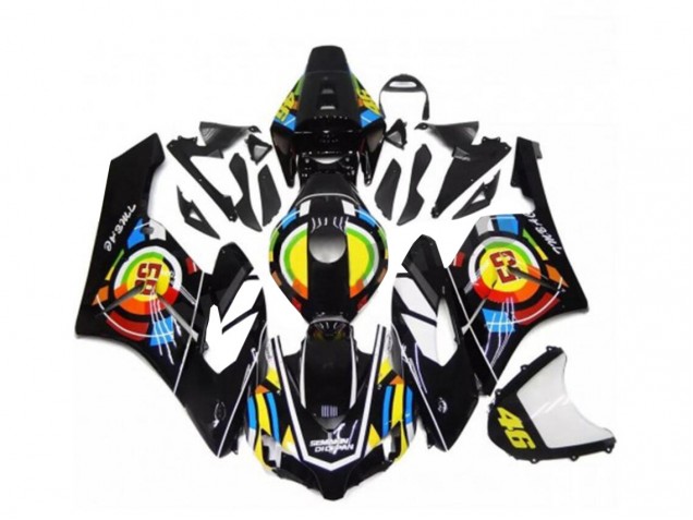 Black 2004-2005 Honda CBR1000RR Motorcycle Bodywork Black 2004-2005 Honda CBR1000RR Motorcycle Bodywork