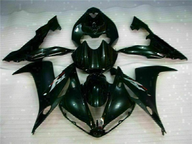 Black 2004-2006 Yamaha YZF R1 Motorcycle Fairing Kits & Plastic