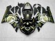 Black 2005-2006 Kawasaki ZX6R Motorcycle Fairing
