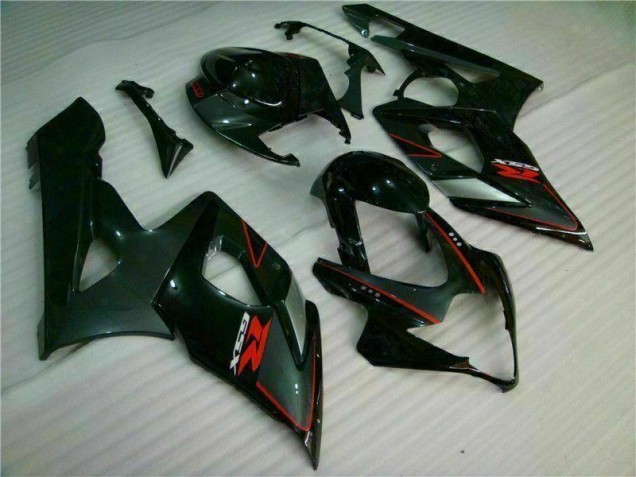 Black 2005-2006 Suzuki GSXR 1000 Motorcycle Bodywork