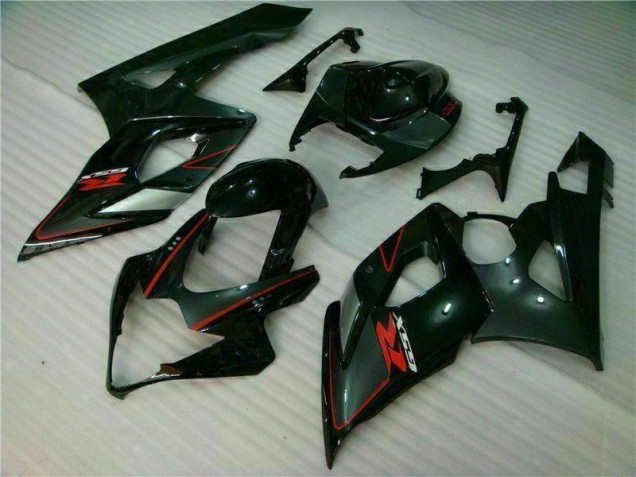 Black 2005-2006 Suzuki GSXR 1000 Motorcycle Bodywork