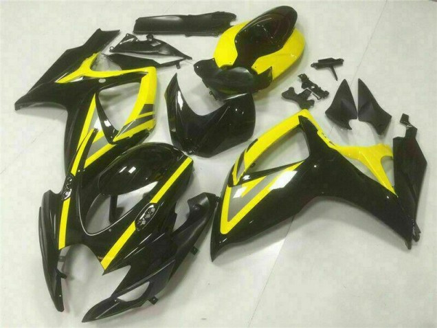 Black 2006-2007 Suzuki GSXR 600/750 Motorcycle Fairing