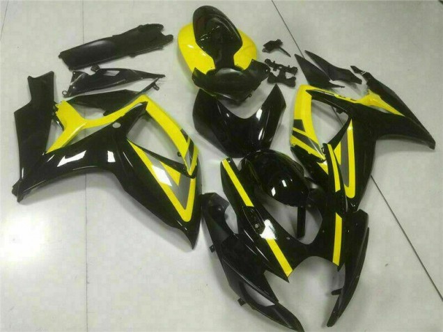 Black 2006-2007 Suzuki GSXR 600/750 Motorcycle Fairing