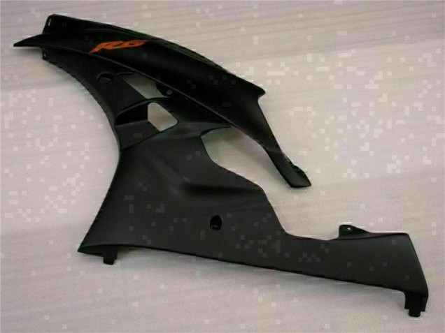 Black 2006-2007 Yamaha YZF R6 Aftermarket Motorcycle Fairing
