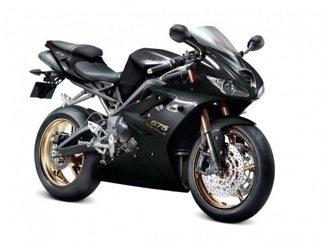 Black 2006-2008 Triumph Daytona 675 Triple Motorcycle Fairings Black 2006-2008 Triumph Daytona 675 Triple Motorcycle Fairings