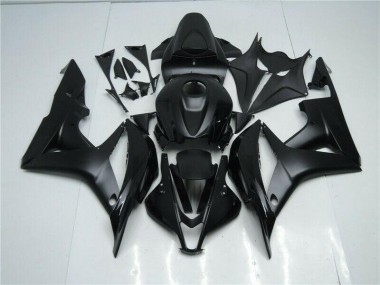 Black 2007-2008 Honda CBR600RR Motorcycle Fairings