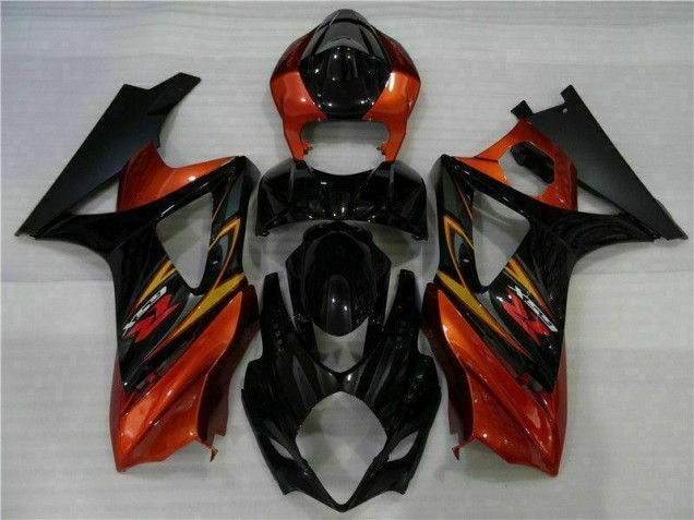 Black 2007-2008 Suzuki GSXR 1000 Full Motorcycle Fairing Kits Black 2007-2008 Suzuki GSXR 1000 Full Motorcycle Fairing Kits