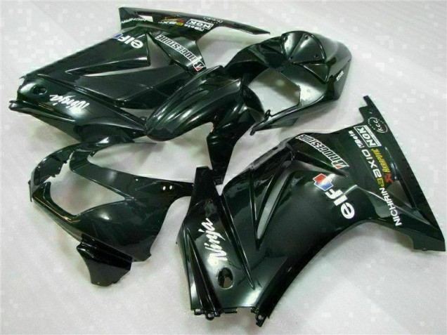 Black 2008-2012 Kawasaki EX250 Motorcycle Fairings Black 2008-2012 Kawasaki EX250 Motorcycle Fairings