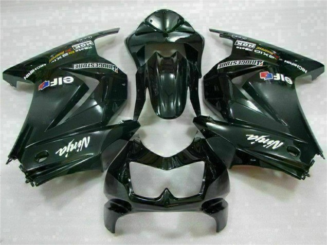 Black 2008-2012 Kawasaki EX250 Motorcycle Fairings Black 2008-2012 Kawasaki EX250 Motorcycle Fairings