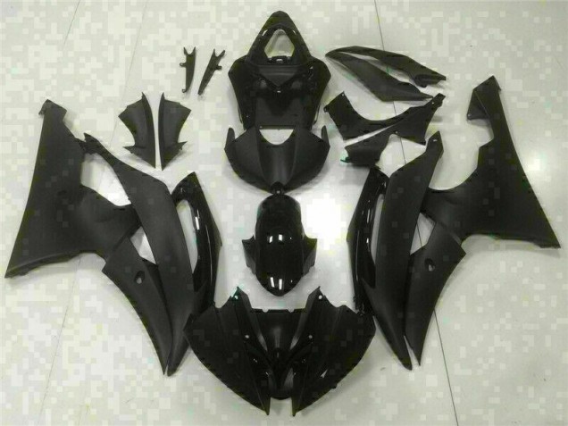 Black 2008-2016 Yamaha YZF R6 ABS Motorcycle Fairings
