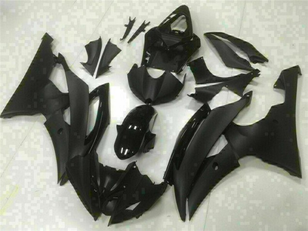 Black 2008-2016 Yamaha YZF R6 ABS Motorcycle Fairings