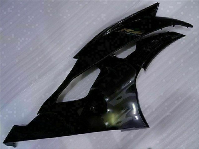 Black 2008-2016 Yamaha YZF R6 Full Motorcycle Fairing Kits