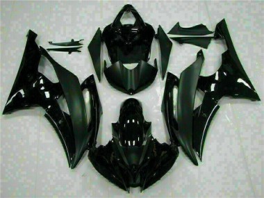 Black 2008-2016 Yamaha YZF R6 Motorcycle Fairings