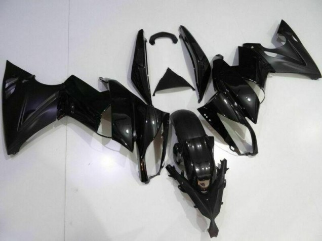 Black 2009-2011 Kawasaki EX650 Motorcycle Fairings