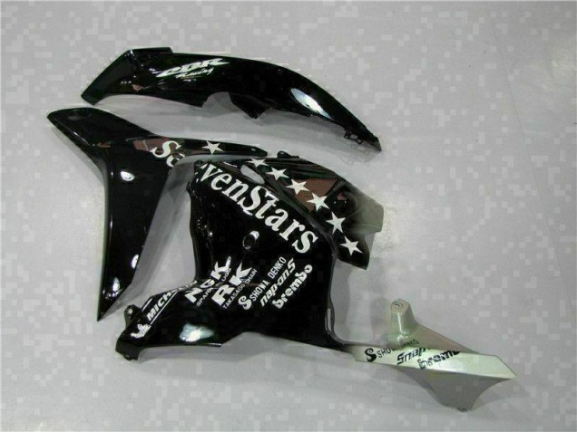 Black 2009-2012 Honda CBR600RR Motorcycle Fairing