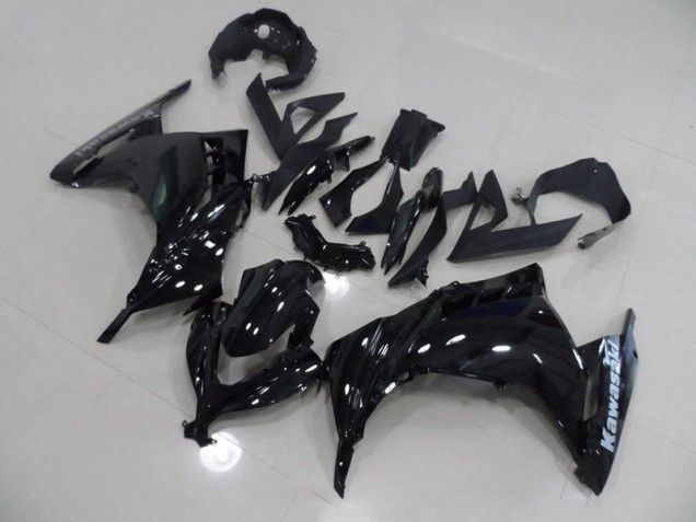 Black 2013-2016 Kawasaki ZX300R Motorcycle Fairings Black 2013-2016 Kawasaki ZX300R Motorcycle Fairings