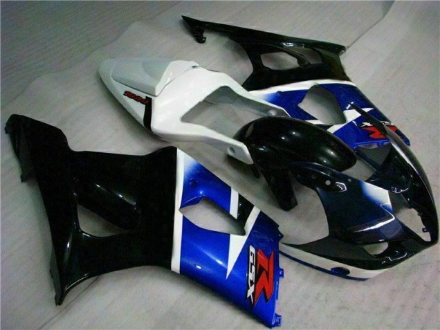 Black Blue 2003-2004 Suzuki GSXR 1000 Full Motorcycle Fairing Kits