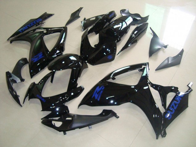 Black Blue Decal 2006-2007 Suzuki GSXR 750 Motorcycle Fairings Black Blue Decal 2006-2007 Suzuki GSXR 750 Motorcycle Fairings