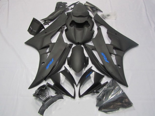 Black Blue Decal 2006-2007 Yamaha YZF R6 Motorcycle Fairings Black Blue Decal 2006-2007 Yamaha YZF R6 Motorcycle Fairings