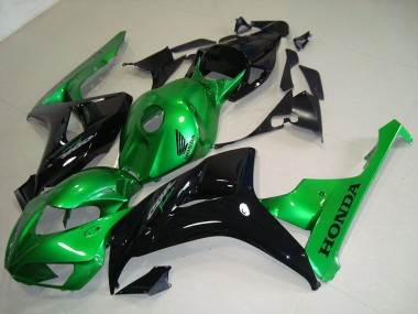 Black Green 2006-2007 Honda CBR1000RR Motorcycle Fairings