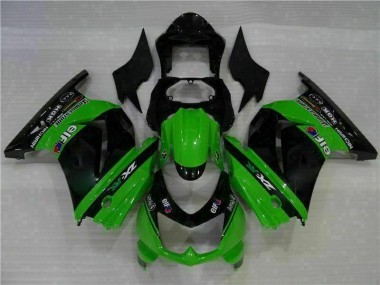 Black Green 2008-2012 Kawasaki EX250 Motorcycle Bodywork