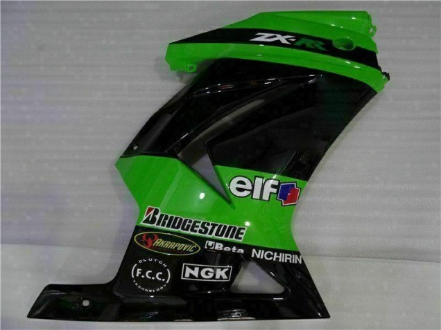 Black Green 2008-2012 Kawasaki EX250 Motorcycle Bodywork Black Green 2008-2012 Kawasaki EX250 Motorcycle Bodywork