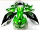 Black Green 2012-2021 Kawasaki ZX14R ZZR1400 Motorcycle Fairing