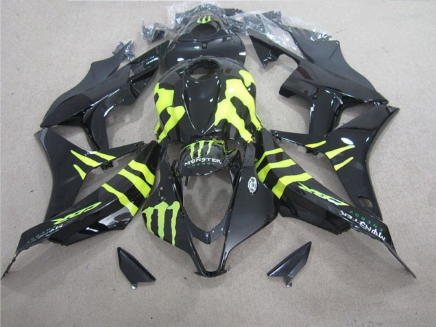 Black Green Monster 2004-2005 Honda CBR1000RR Motorcycle Fairing