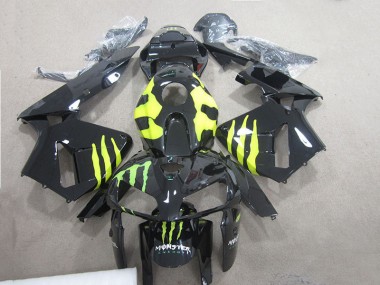 Black Green Monster 2005-2006 Honda CBR600RR Motorcycle Fairings
