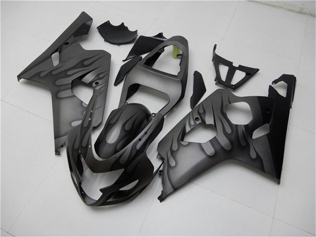 Black Grey 2004-2005 Suzuki GSXR 600/750 Motorcycle Fairings