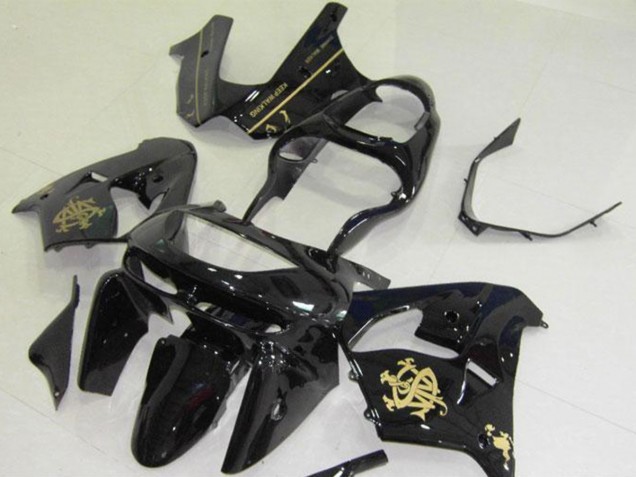 Black JW 1998-1999 Kawasaki ZX9R Motorcycle Fairings Black JW 1998-1999 Kawasaki ZX9R Motorcycle Fairings