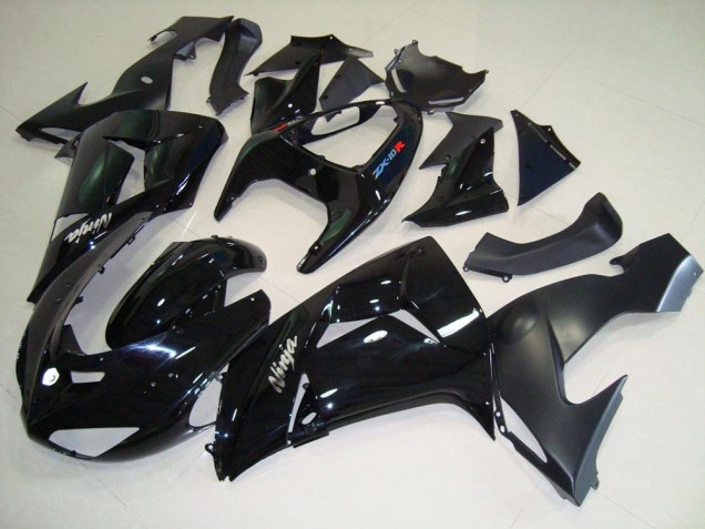 Black Matte Black 2006-2007 Kawasaki ZX10R Motorcycle Fairings Black Matte Black 2006-2007 Kawasaki ZX10R Motorcycle Fairings