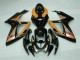 Black Orange 2006-2007 Suzuki GSXR 600/750 Motorcycle Fairings