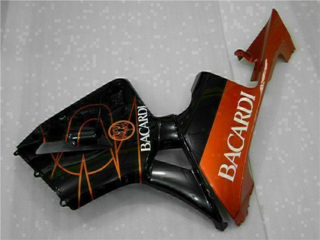 Black Orange BACARDI 2005-2006 Honda CBR600RR Motorcycle Fairings Black Orange BACARDI 2005-2006 Honda CBR600RR Motorcycle Fairings