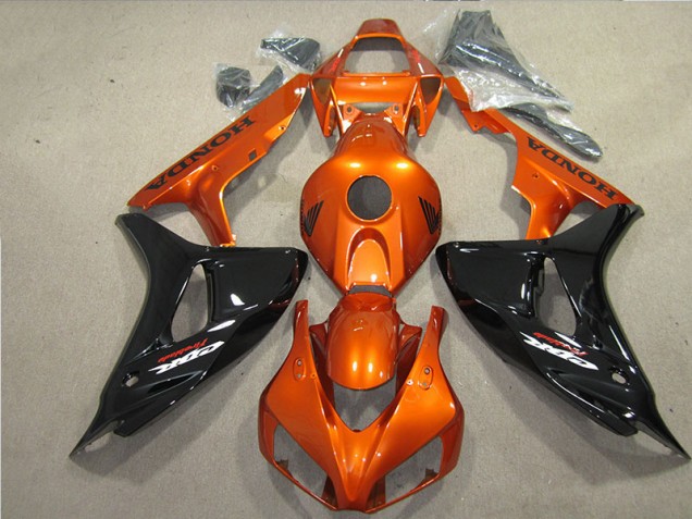 Black Orange Fireblade 2006-2007 Honda CBR1000RR Motorcycle Fairings Black Orange Fireblade 2006-2007 Honda CBR1000RR Motorcycle Fairings
