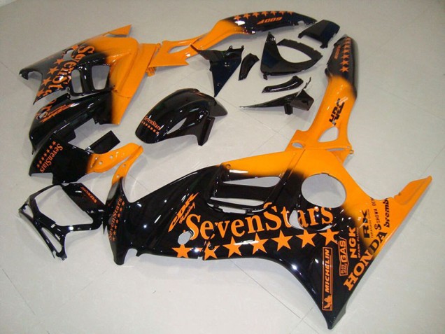 Black Orange SevenStars 1995-1998 Honda CBR600 F3 Motorcycle Fairings