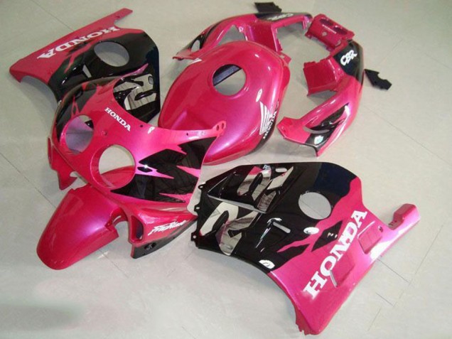 Black Pink 1991-1998 Honda CBR250RR MC22 Motorcycle Fairings