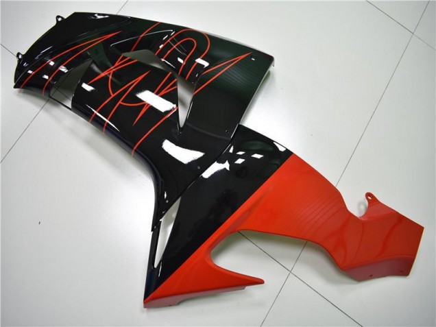 Black Red 2006-2007 Kawasaki ZX10R Motorcycle Fairings Black Red 2006-2007 Kawasaki ZX10R Motorcycle Fairings