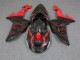 Black Red 2006-2007 Kawasaki ZX10R Motorcycle Fairings Black Red 2006-2007 Kawasaki ZX10R Motorcycle Fairings