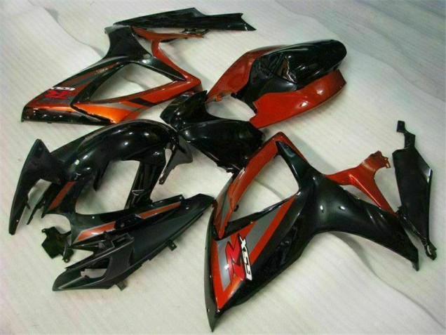 Black Red 2006-2007 Suzuki GSXR 600/750 Motorcycle Bodywork Black Red 2006-2007 Suzuki GSXR 600/750 Motorcycle Bodywork