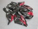 Black Red 2006-2011 Kawasaki ZX14R ZZR1400 Motorcycle Fairing