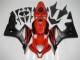 Black Red 2007-2008 Honda CBR600RR Motorcycle Fairing Kits