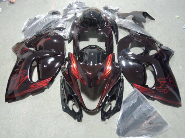 Black Red 2008-2019 Suzuki GSXR 1300 Hayabusa Full Motorcycle Fairing Kits Black Red 2008-2019 Suzuki GSXR 1300 Hayabusa Full Motorcycle Fairing Kits