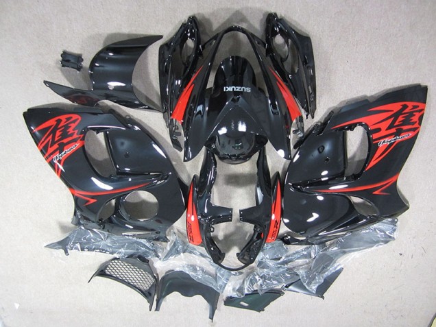 Black Red 2008-2019 Suzuki GSXR 1300 Hayabusa Motorcycle Fairing Kits Black Red 2008-2019 Suzuki GSXR 1300 Hayabusa Motorcycle Fairing Kits