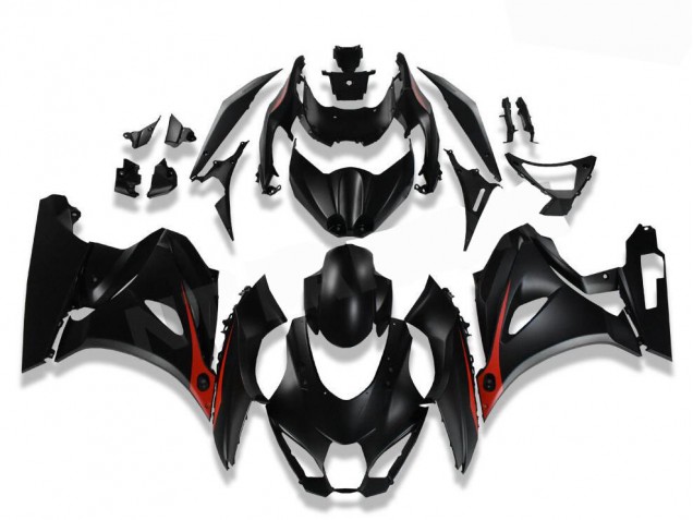 Black Red 2017-2021 Suzuki GSXR 1000 Motorcycle Fairing Black Red 2017-2021 Suzuki GSXR 1000 Motorcycle Fairing