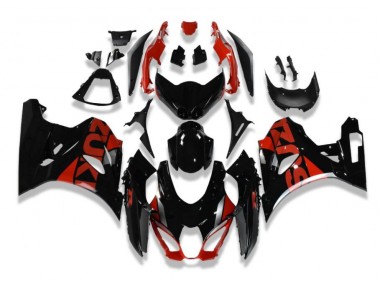 Black Red 2017-2021 Suzuki GSXR 1000 Motorcycle Fairings