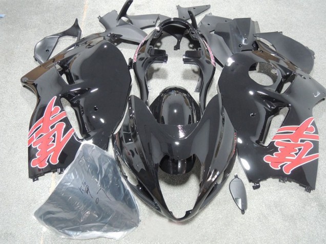 Black Red Decal 1996-2007 Suzuki GSXR 1300 Hayabusa Motorcycle Fairings
