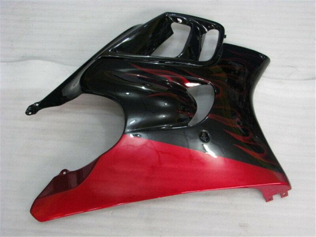 Black Red Flame 1995-1998 Honda CBR600 F3 Motorcycle Fairings Black Red Flame 1995-1998 Honda CBR600 F3 Motorcycle Fairings