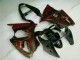 Black Red Flame 2000-2002 Kawasaki ZX6R Motorcycle Fairings Black Red Flame 2000-2002 Kawasaki ZX6R Motorcycle Fairings